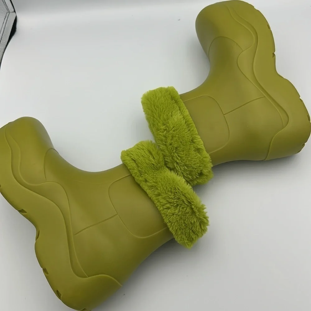 NOIZE Etta vegan rain boots Lime Green EU38